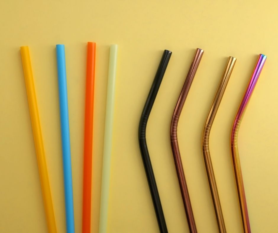 Reusable plastic straws